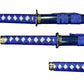 Dragon Blue Samurai Sword Set of 3