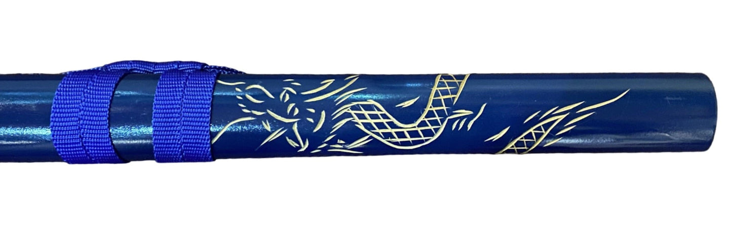 Dragon Blue Samurai Sword Set of 3