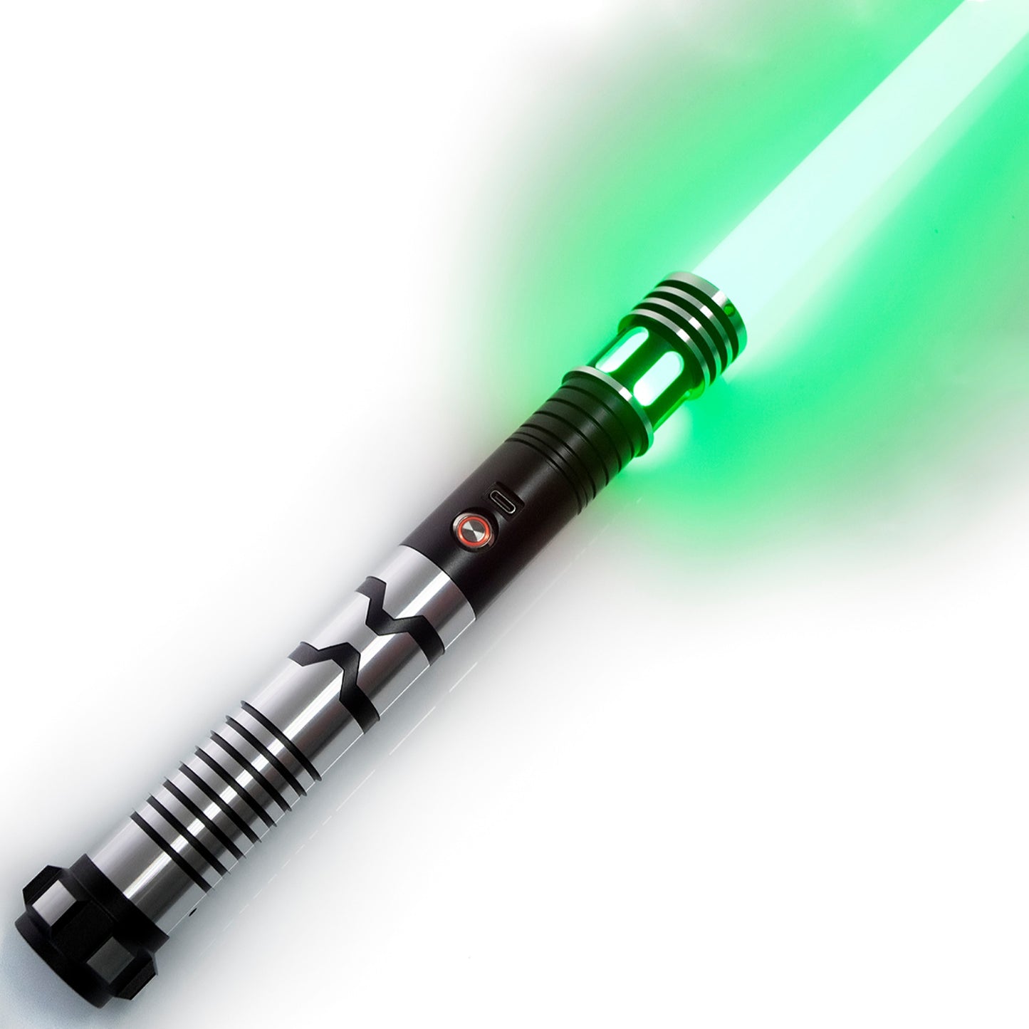 Star Wars No. C037 Black Baselit Combat Lightsaber RGB Replica