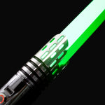 Star Wars Combat Lightsaber Baselit Custom No.Z9 FX RGB Black and Silver Replica