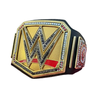 WWE Undisputed World Heavyweight Championship Wrestling Replica Belt 6MM Diecast Plate