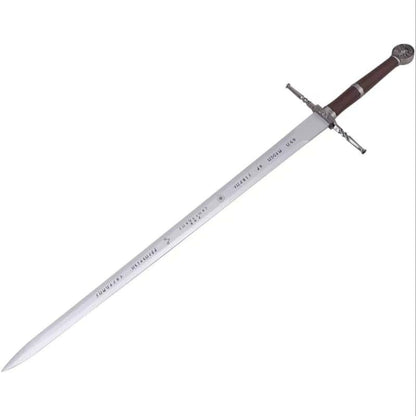 The Witcher 3 Wild Hunt Geralt of Rivia with Wolf Pommel Wooden Cosplay Replica Sword