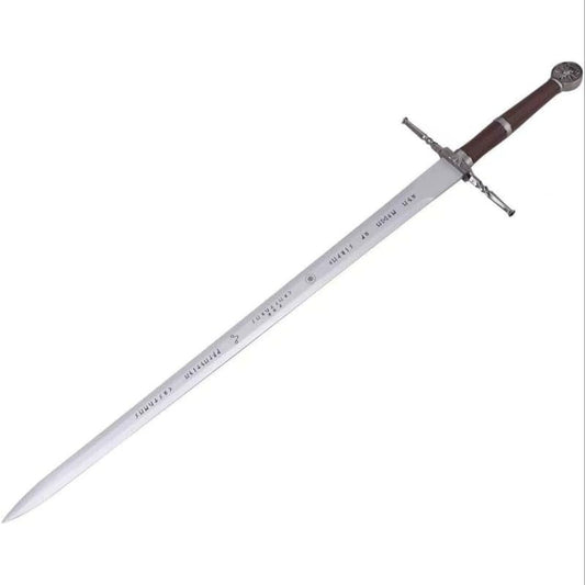 The Witcher 3 Wild Hunt Geralt of Rivia with Wolf Pommel Wooden Cosplay Replica Sword