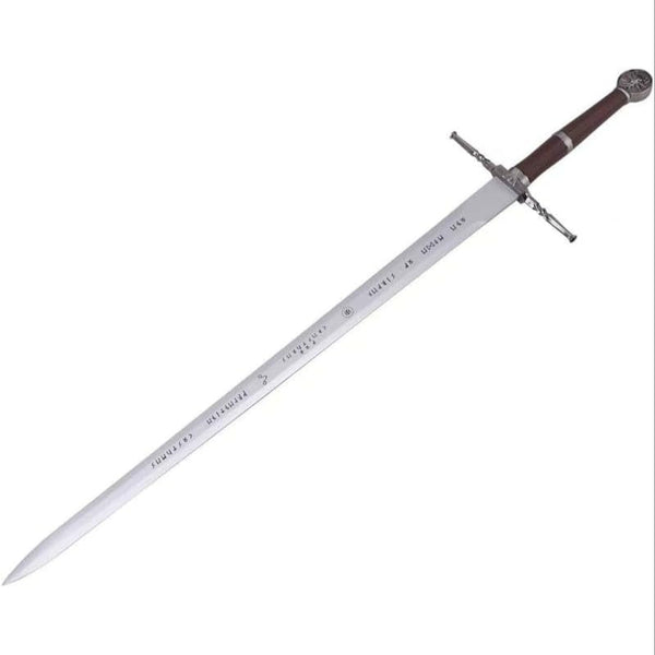 The Witcher 3 Wild Hunt Geralt of Rivia with Wolf Pommel Wooden Cosplay Replica Sword