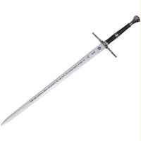 The Witcher 3 Horizontal Guard with Bell Pommel Wooden Cosplay Replica Sword