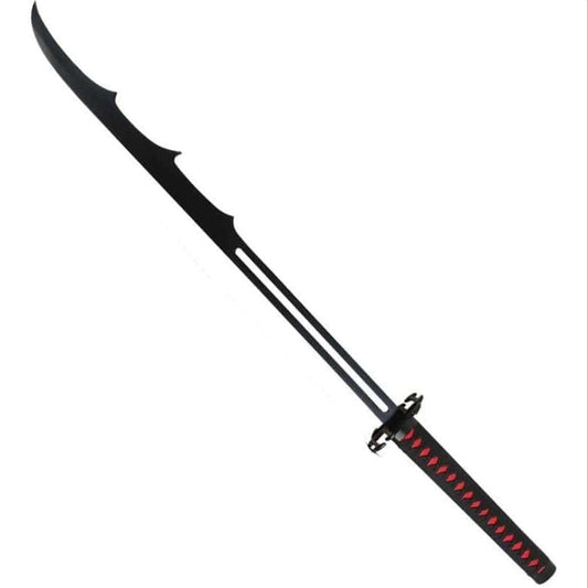 Bleach Ichigo Tensa Zangetsu Round Wooden Sword No Sheath Cosplay Replica