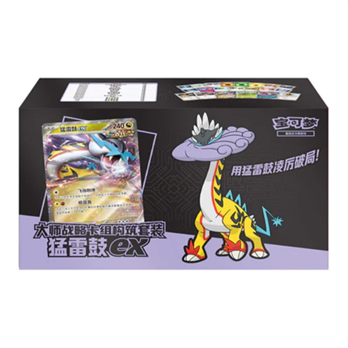 Pokemon TCG Chinese Master Strategy Deck Building Set Raging Bolt EX
