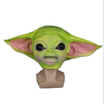 Yoda Latex Mask Star Wars Halloween Fancy Dress Cosplay