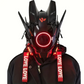 Cyberpunk LED Mask with Braids