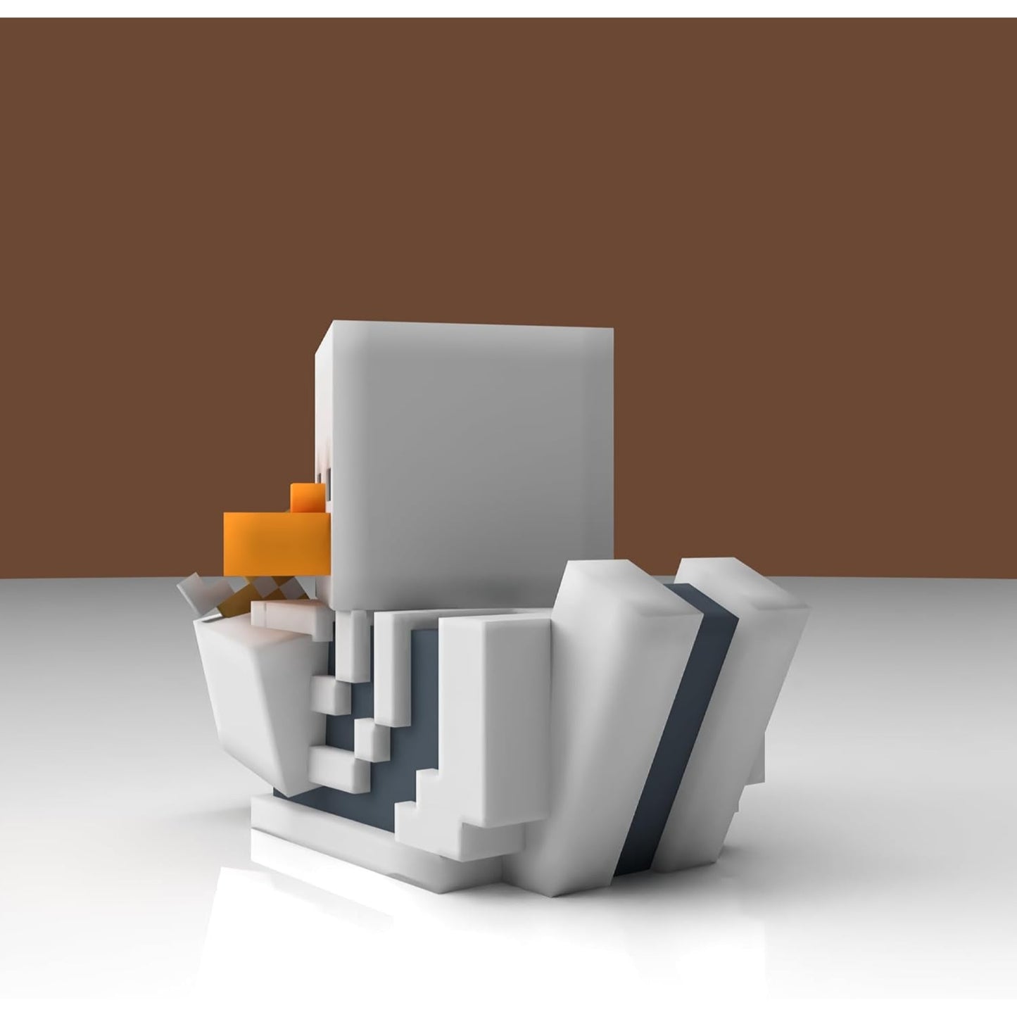 TUBBZ Minecraft Skeleton Cosplaying Rubber 1st Edition Duck Vinyl Figure