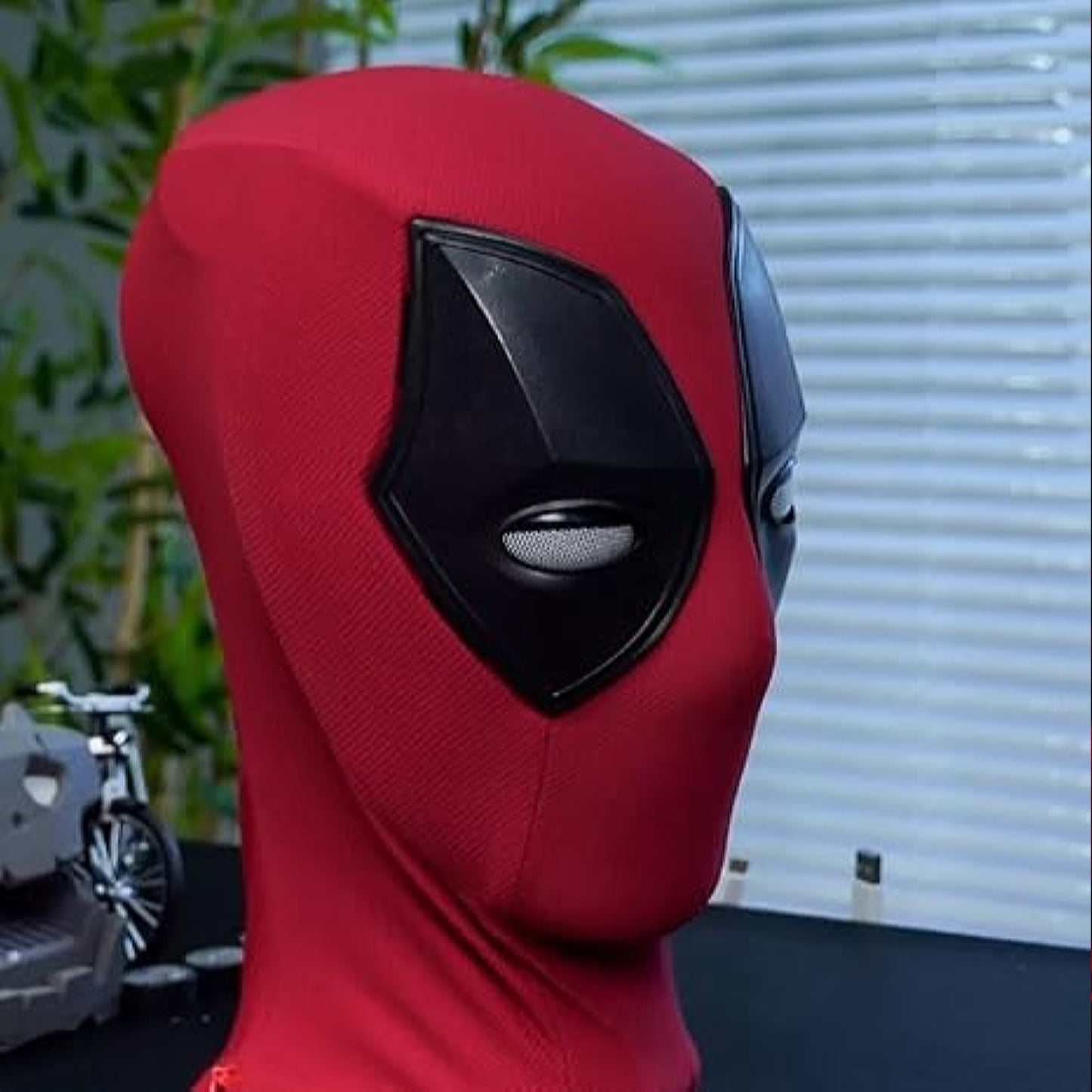 Deadpool Interactive Mask with Remote Control Movable Light Up Eyes