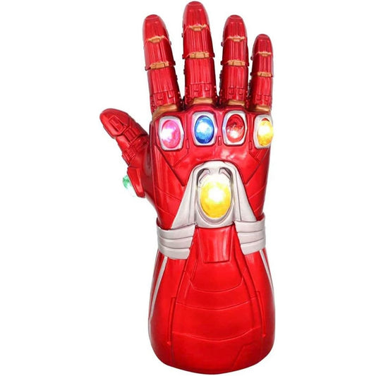 LED Light Up Infinity Gauntlet Gloves with Removable Magnet Infinity Stones