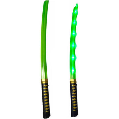 Green Ninja LED Plastic Sword With Sound