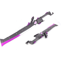 PUBG Battlegrounds Mobile Purple Flame Sci-Fi Foam Cosplay Sword