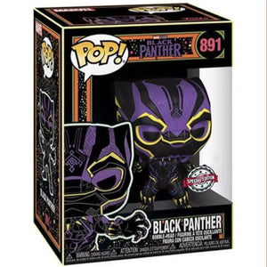 Black Panther (Blacklight) Marvel Funko Pop! Vinyl Figure Special Edition 891