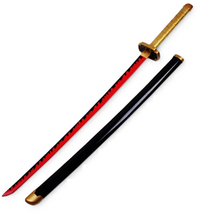 Demon Slayer Tsugikuni Wood Sword V2 Cosplay Prop Replica