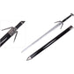 The Witcher 3 Wild Hunt Geralt of Rivia's Silver V Cross Wooden Cosplay Replica Sword