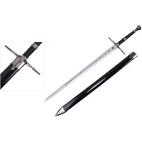 The Witcher 3 Horizontal Guard with Bell Pommel Wooden Cosplay Replica Sword