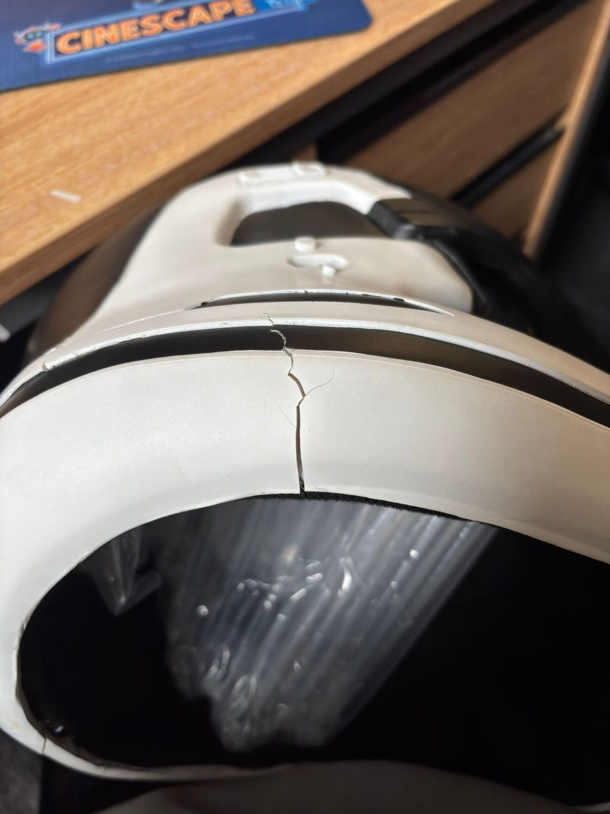 First Order Executioner Resin Helmet DAMAGED2