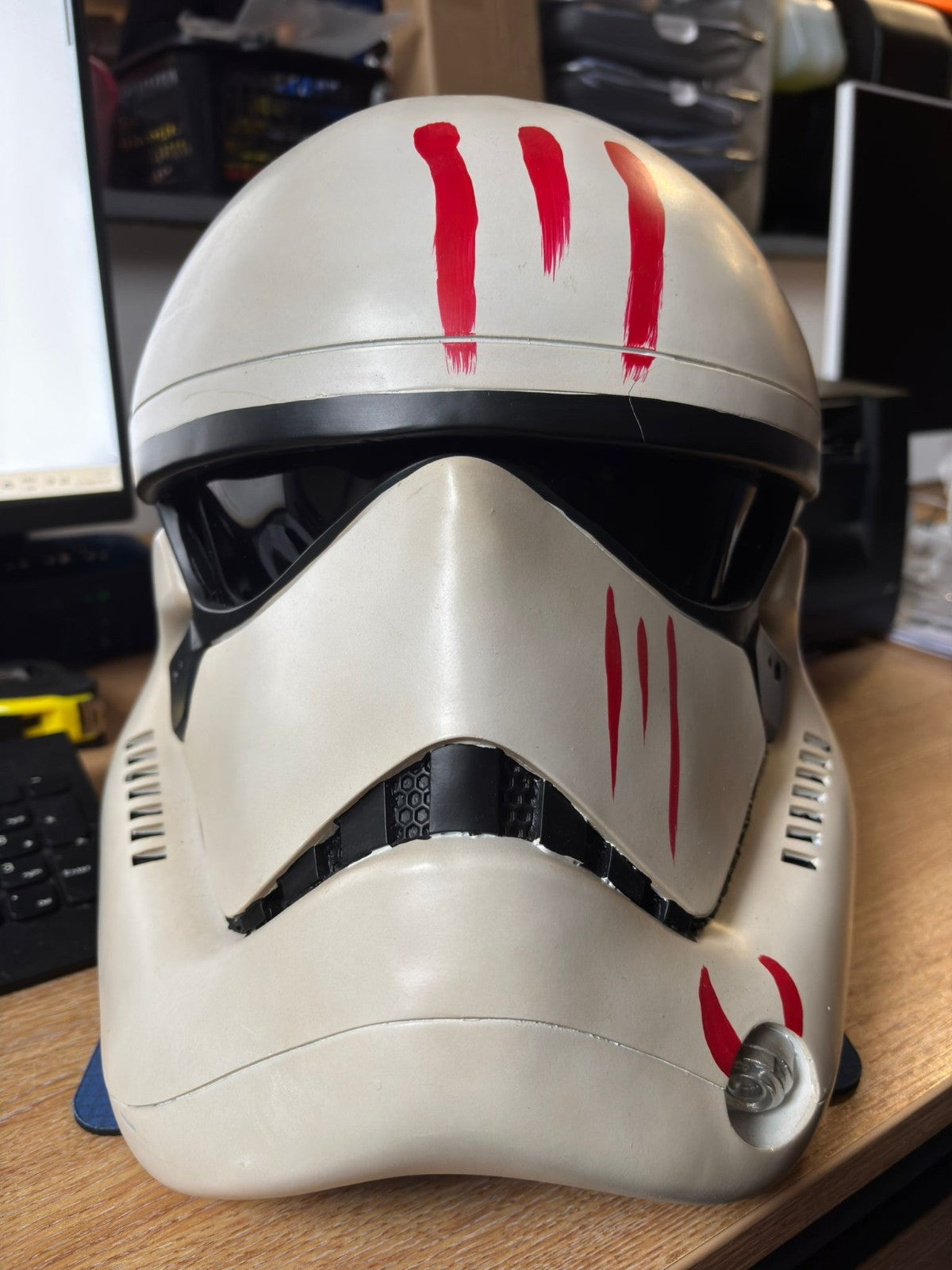 First Order Stormtrooper Finn Resin Helmet DAMAGED2