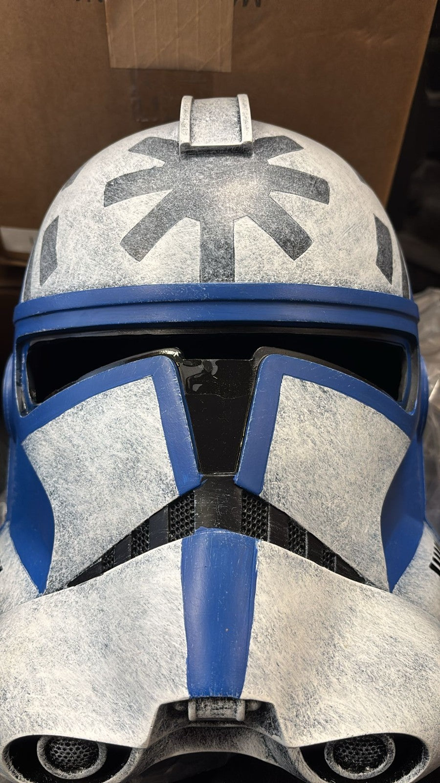 Star Wars Clone Trooper Jesse Resin Cosplay Helmet DAMAGED