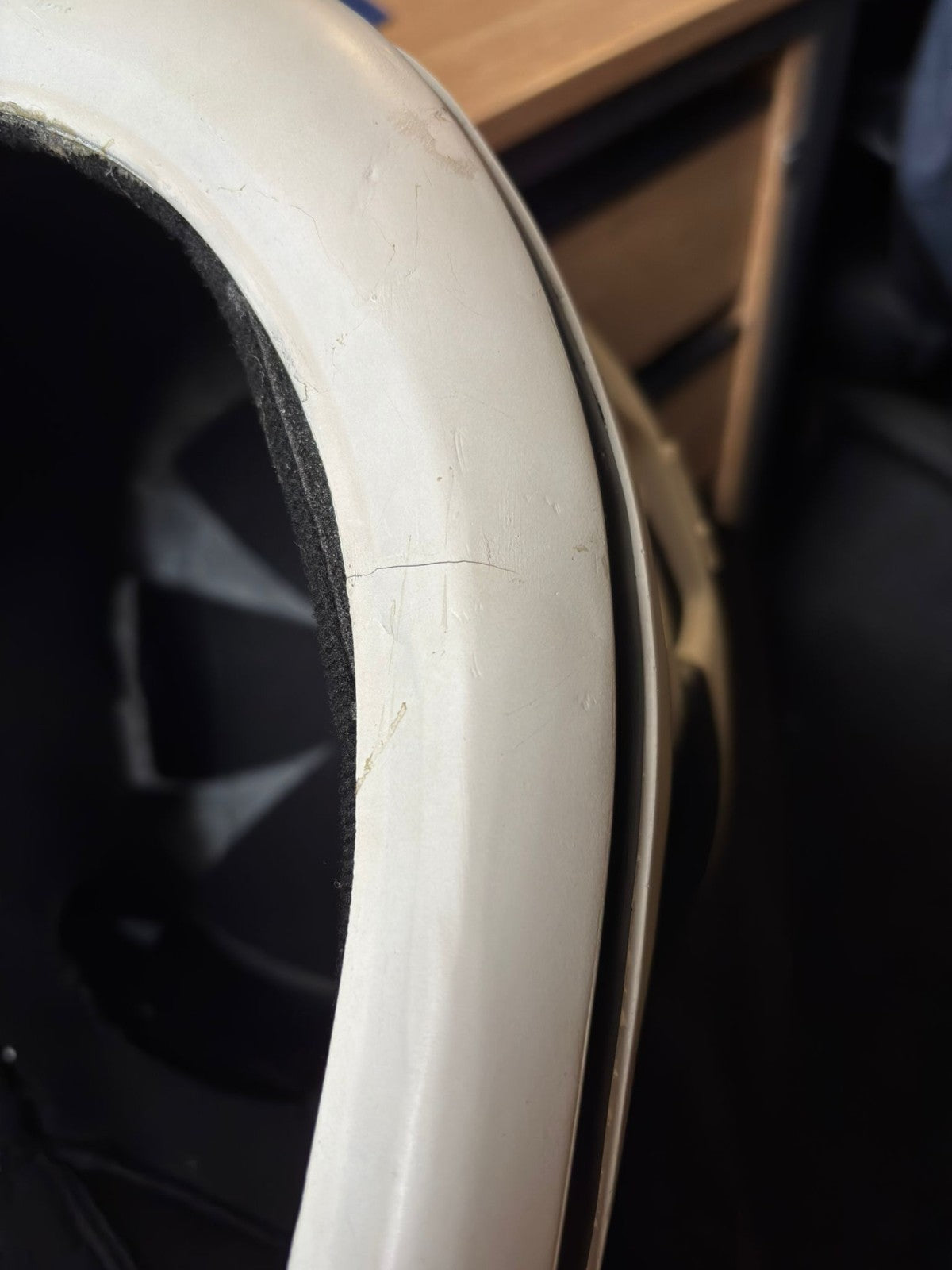 First Order Stormtrooper Finn Resin Helmet DAMAGED