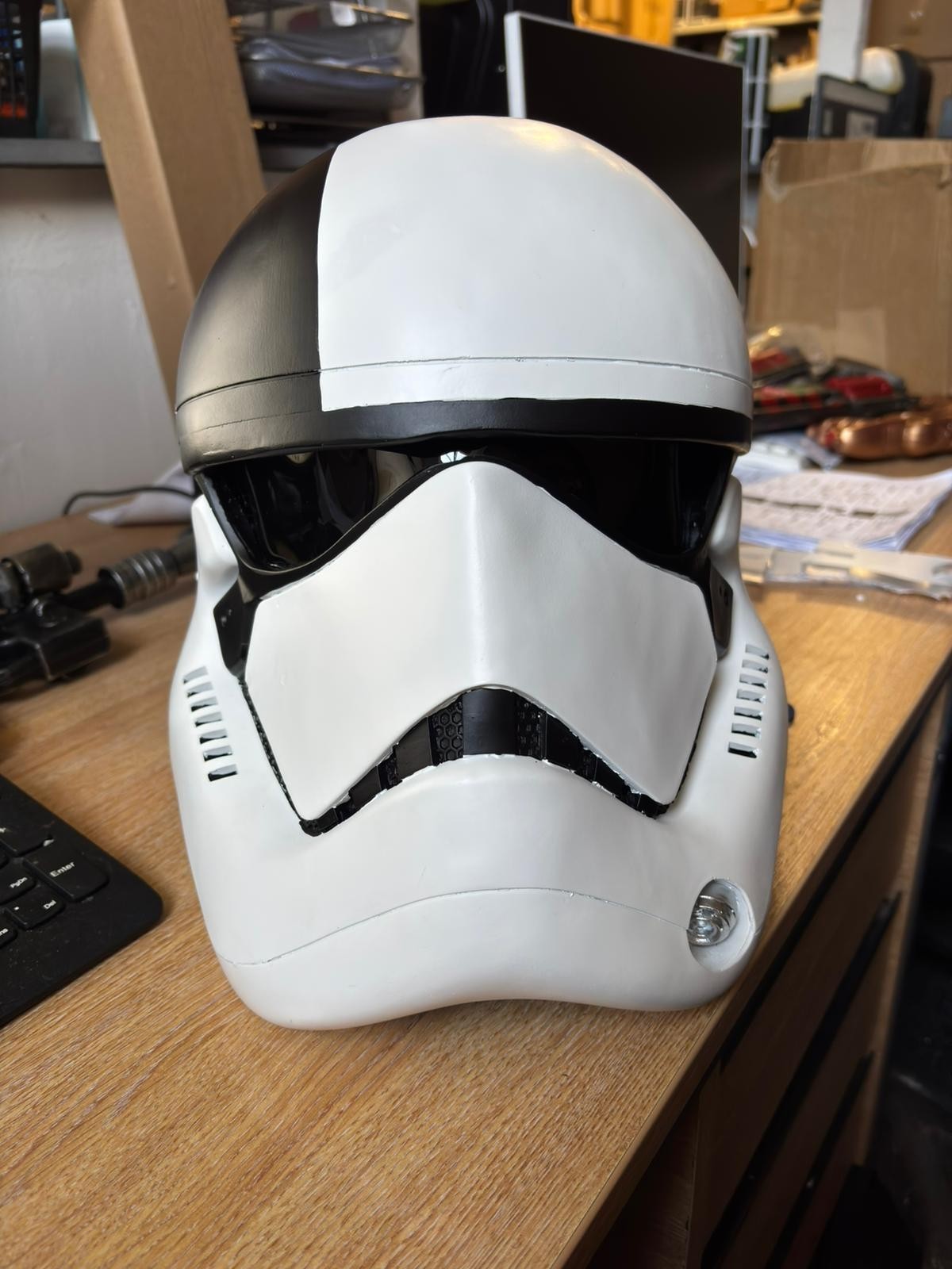 First Order Executioner Stormtrooper Resin Helmet DAMAGED