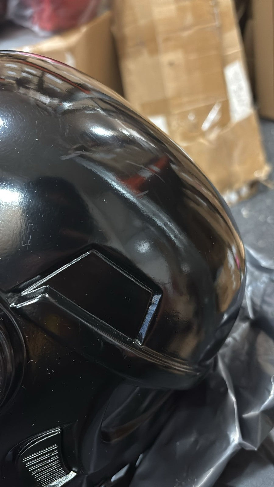 Star Wars Shadow Trooper Resin Helmet DAMAGED