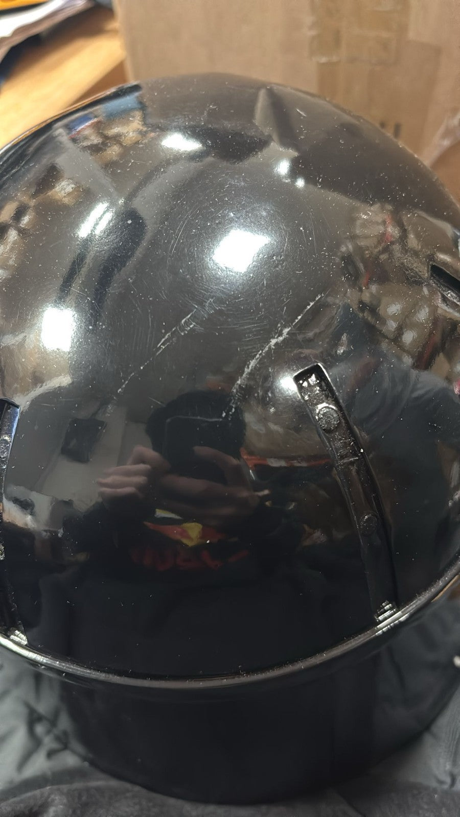 Star Wars Mandalorian Moff Gideon Resin Helmet DAMAGED