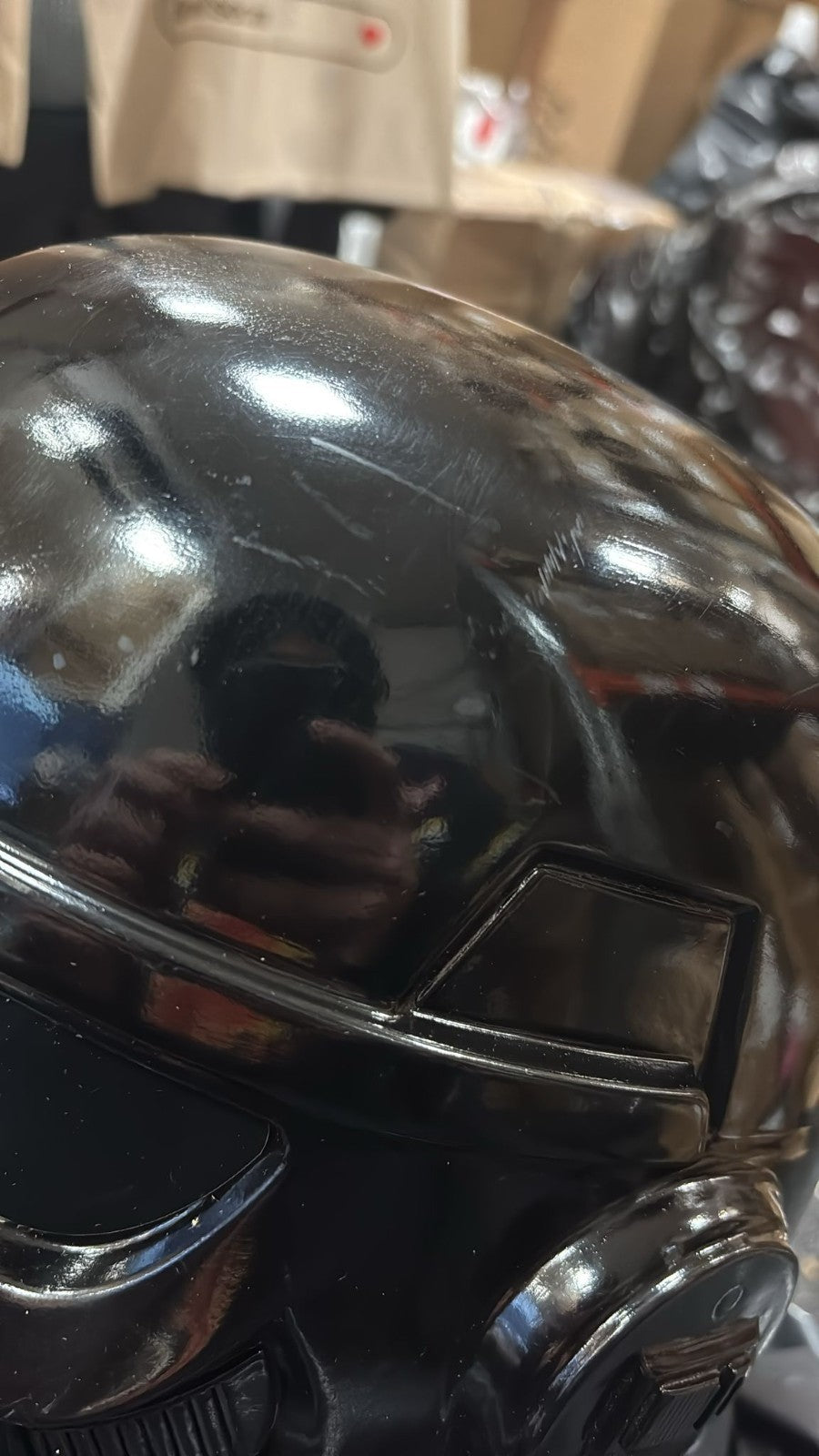 Star Wars Shadow Trooper Resin Helmet DAMAGED