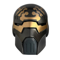 Star Wars Asajj Ventress Bounty Hunter Resin Cosplay Helmet DAMAGED