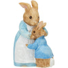 Beatrix Potter Mrs Rabbit & Peter Figurine