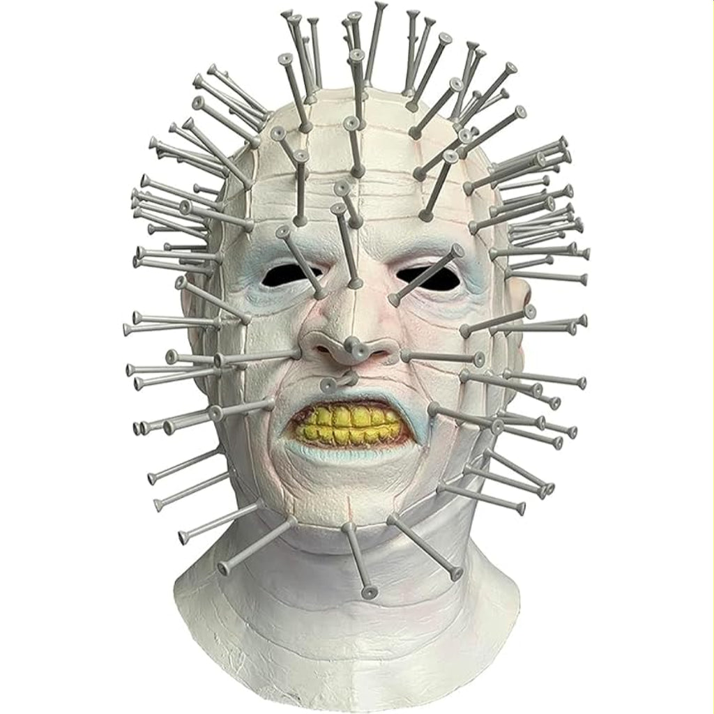Pinhead Latex Mask Horror Hellraiser III Halloween Cosplay