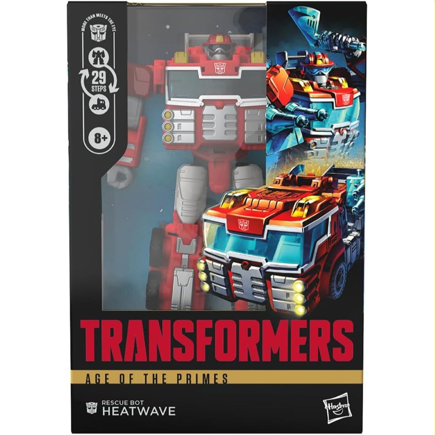 Transformers Age of the Prime Voyager Class Rescue Bot Heatwave Action Figure