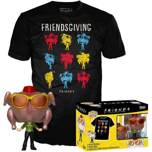 Friends POP! & Tee Box (Large) Monica With Turkey Funko Pop! Vinyl