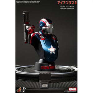 Iron Man 3 Iron Patriot Hot Toys 1:6 Scale Collectible Bust