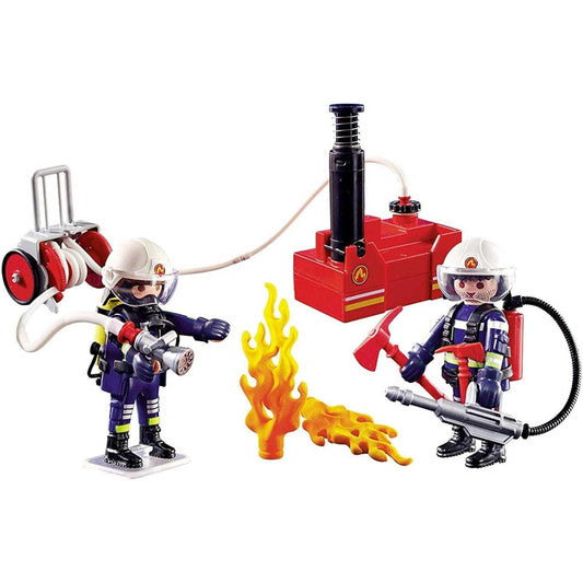 Playmobil City Action Firefighters with Water Pump