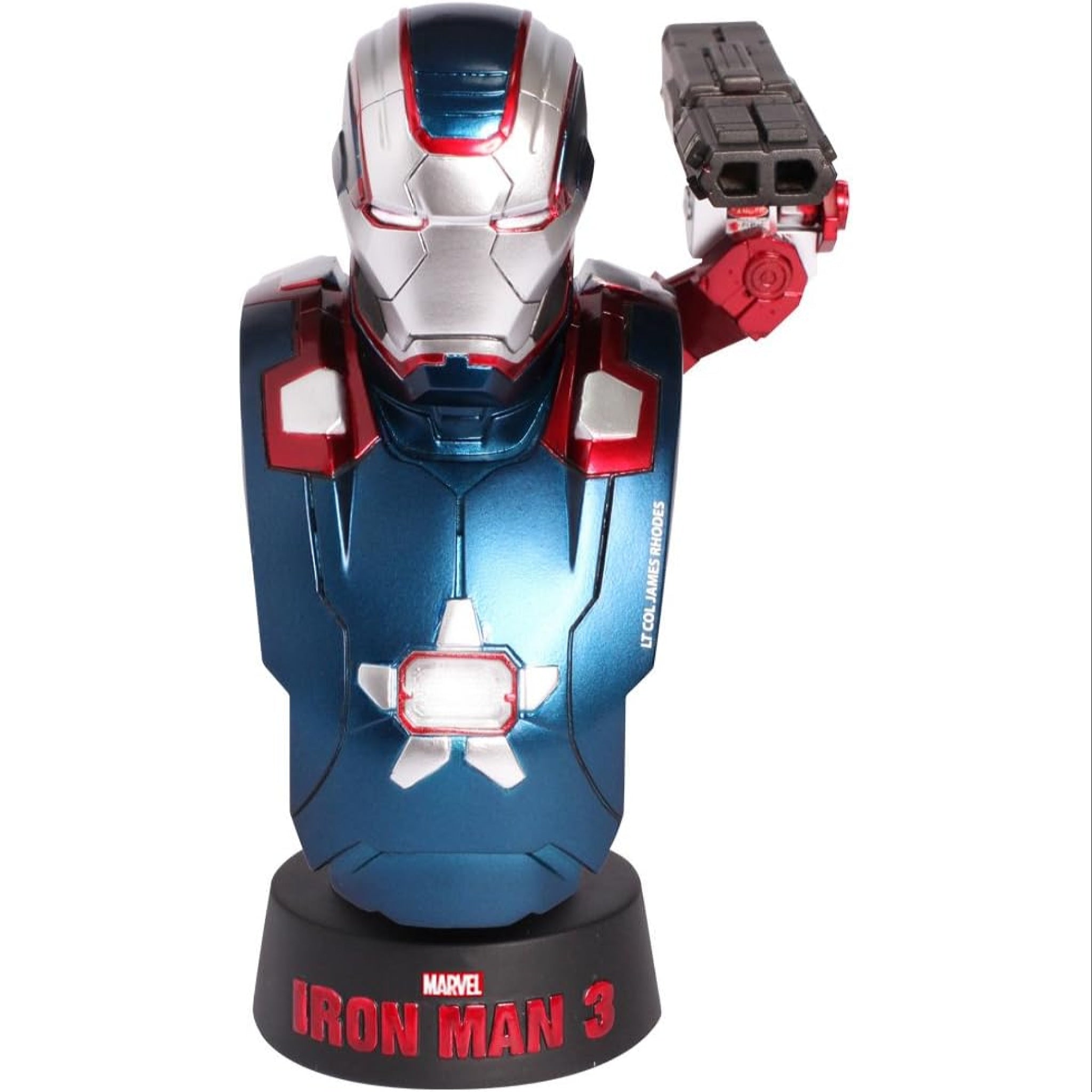 Iron Man 3 Iron Patriot Hot Toys 1:6 Scale Collectible Bust