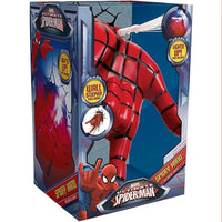 Marvel 3D Light FX – Spider-Man LED Wall Light with Crack Effect – Plastic – Red - DAMAGED BOX