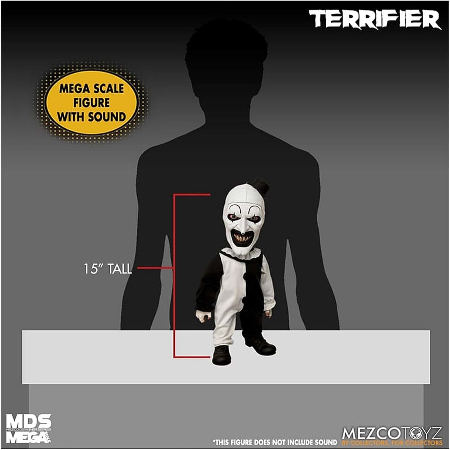 Mezco Terrifier Art The Clown Figure With Sound