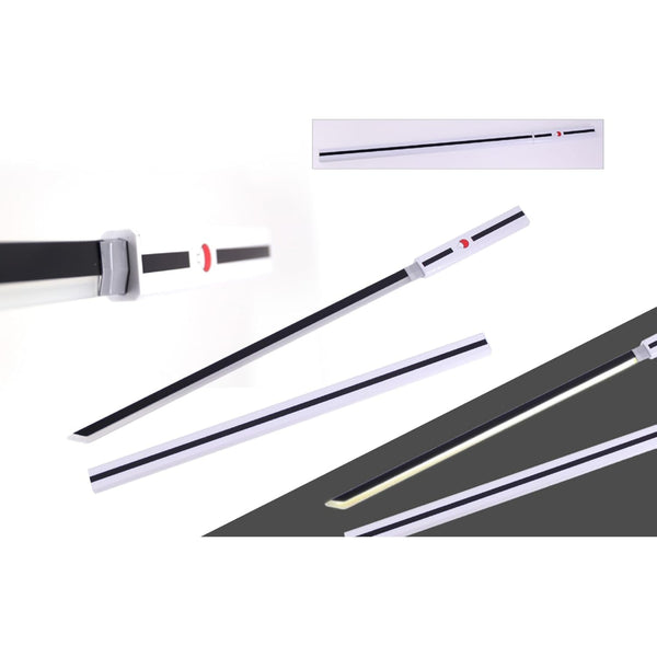 Naruto Shippuden White LED Light Up Sword Cosplay Prop Replica