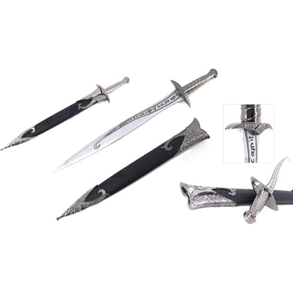 Lord Of The Rings Sting Wooden Sword with Black Sheath