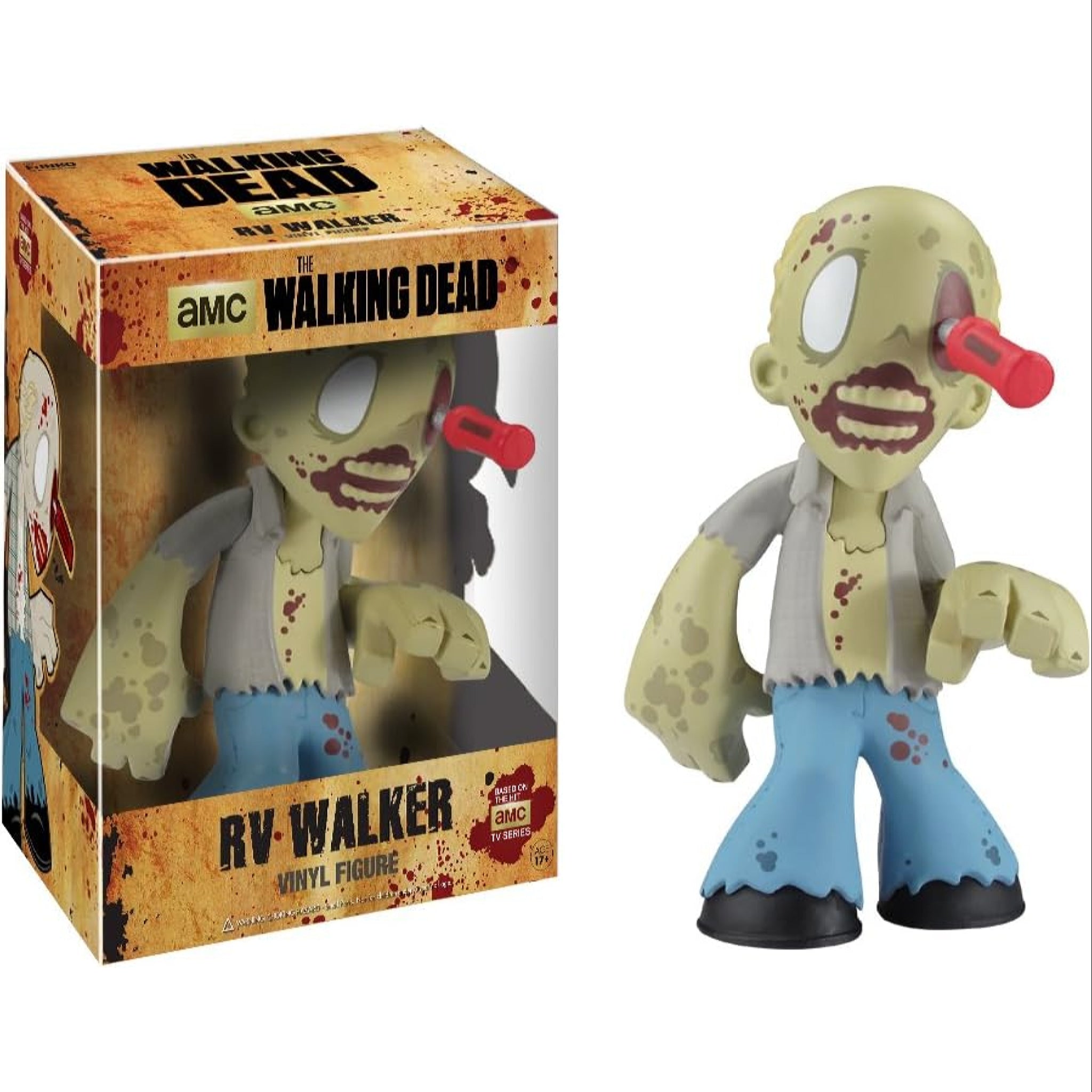 The Walking Dead RV Walker Zombie Funko Vinyl Figure DAMAGED BOX