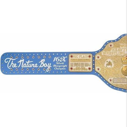 Ric Flair The Nature Boy Signature Series Replica Title Wrestling Belt 4MM Brass Plate