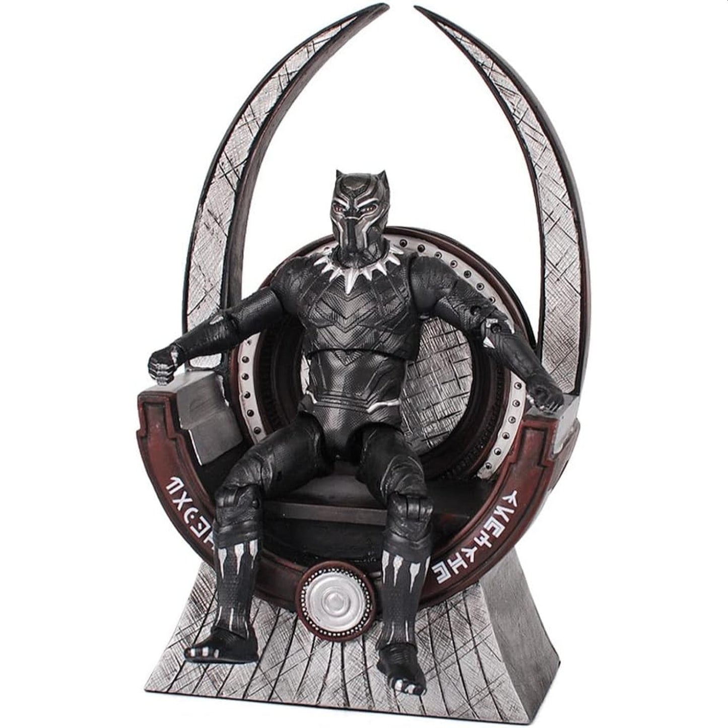 Black Panther Wakanda Resin Throne Statue