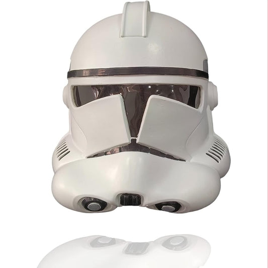 Star Wars Clone Trooper Helmet White PVC