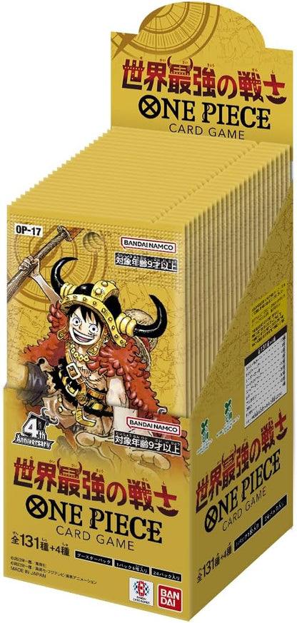 One Piece OP-17 The World's Strongest Warriors Japanese Booster Pack / Box