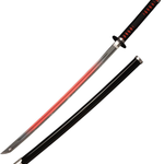 Demon Slayer Tanjiro Kamado Variant 3 Bright Red Nezuko's Blood Wooden Sword