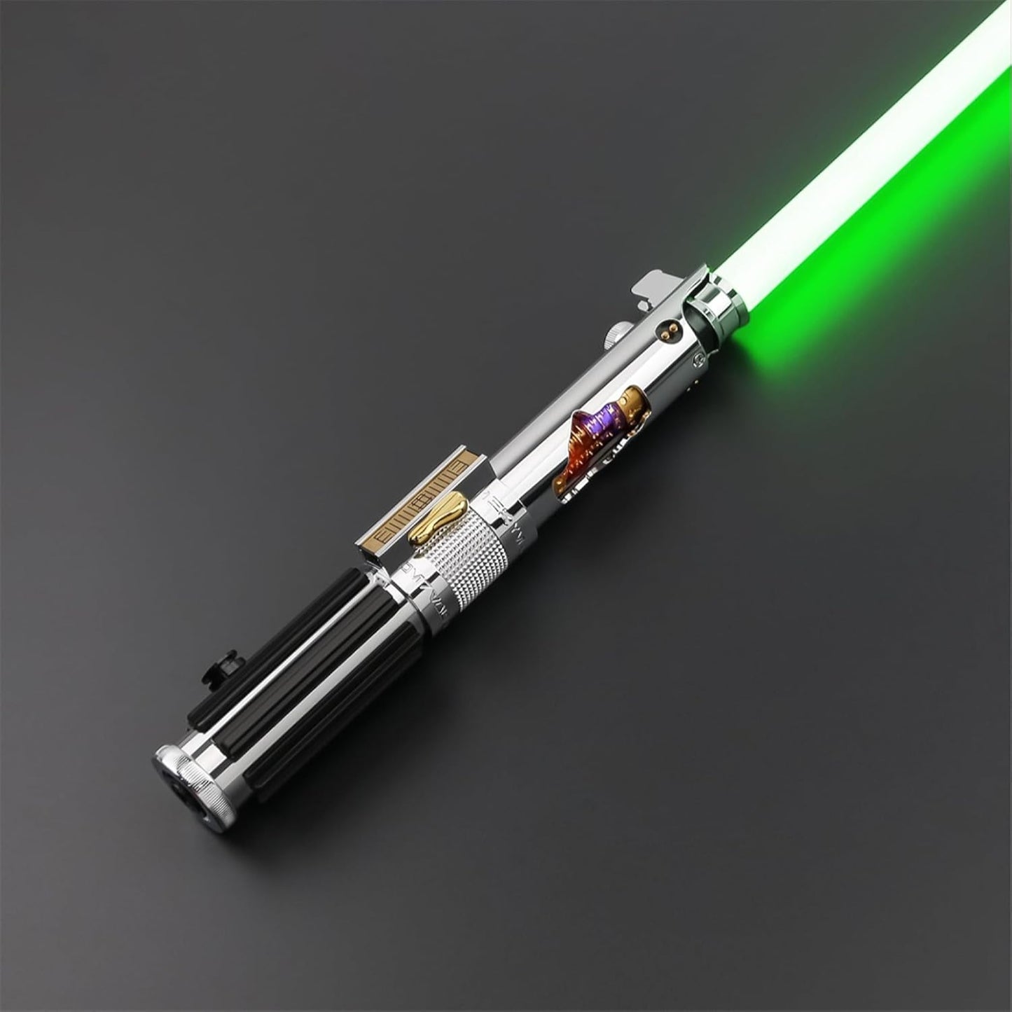 Star Wars Anakin Skywalker - Fallen Knight Silver Xenopixel Combat Lightsaber RGB USB-C Chargable