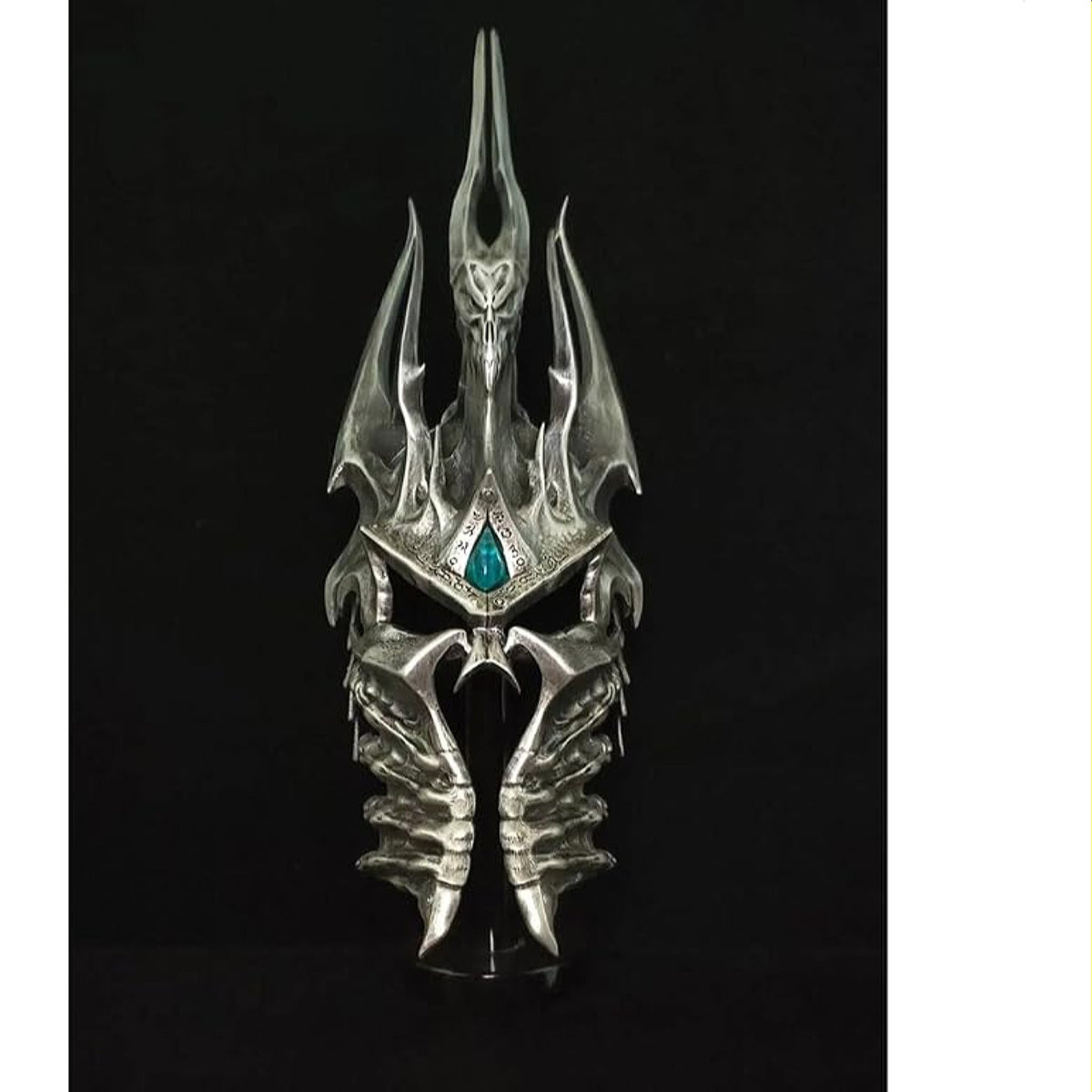 World of Warcraft Helm of Domination Lich King's Resin Helmet with Stand